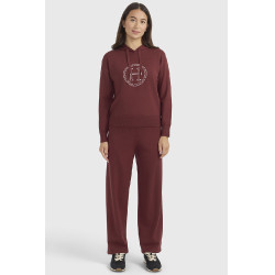 Pantalon Maille Harcour Chelsea femme Vigne Bordeaux