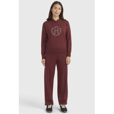 Pantalon Maille Harcour Chelsea femme Vigne Bordeaux
