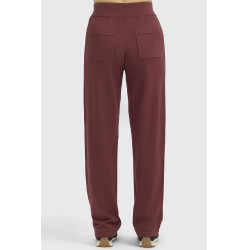 Pantalon Maille Harcour Chelsea femme Vigne Bordeaux