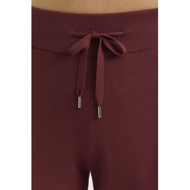 Pantalon Maille Harcour Chelsea femme Vigne Bordeaux
