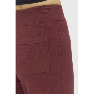 Pantalon Maille Harcour Chelsea femme Vigne Bordeaux