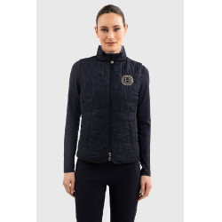 Veste sans manches Harcour Quickstara Reversible Femme CSIO La Baule Marine / marinière ciel Bleu marine Veste sans manches Harcour Quickstara Reversible Femme CSIO La Baule Marine / marinière ciel Bleu marine