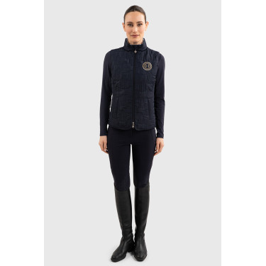 Veste sans manches Harcour Quickstara Reversible Femme CSIO La Baule Marine / marinière ciel Bleu marine Veste sans manches Harcour Quickstara Reversible Femme CSIO La Baule Marine / marinière ciel Bleu marine