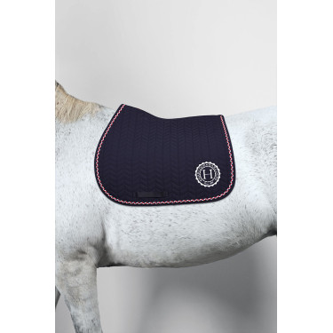 Tapis de selle Harcour Fairytale France Marine Bleu marine