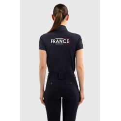 Polo d’équitation femme Harcour Fuega France – Equi-Clic Polo d’équitation femme Harcour Fuega France – Equi-Clic
