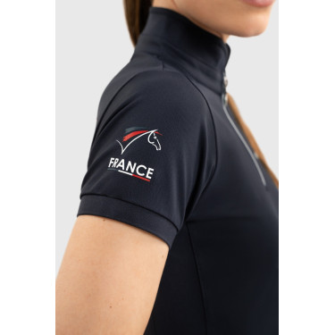 Polo d’équitation femme Harcour Fuega France – Equi-Clic Polo d’équitation femme Harcour Fuega France – Equi-Clic
