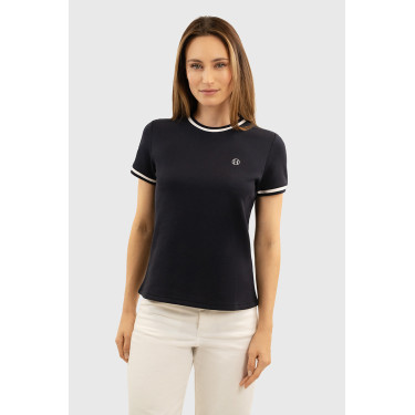 T-shirt Harcour Belsara dames Marine Marineblauw