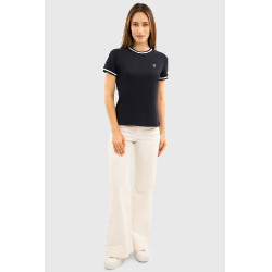 T-shirt Harcour Belsara dames Marine Marineblauw
