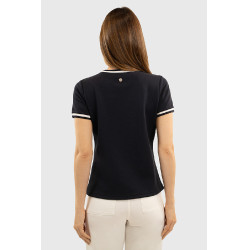 T-shirt Harcour Belsara dames Marine Marineblauw
