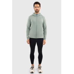 Sweat Zippé Harcour Bryss Colibri Vert