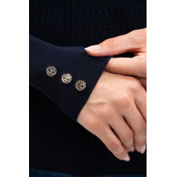 Pull Harcour x Versailles Antoinette Marine Bleu marine