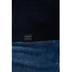 Pull Harcour x Versailles Antoinette Marine Bleu marine