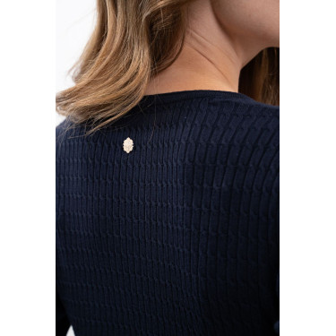 Pull Harcour x Versailles Antoinette Marine Bleu marine