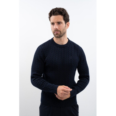 Pull d’équitation Harcour Arthur homme – col rond Pull d’équitation Harcour Arthur homme – col rond