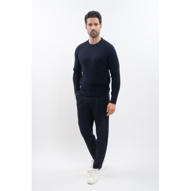 Pull d’équitation Harcour Arthur homme – col rond Pull d’équitation Harcour Arthur homme – col rond