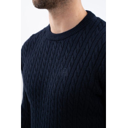 Pull d’équitation Harcour Arthur homme – col rond Pull d’équitation Harcour Arthur homme – col rond