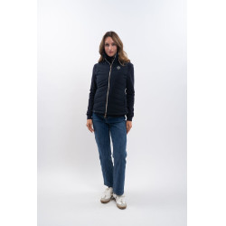 Mouwloze bodywarmer Harcour x Versailles Leonie Marine Marineblauw Mouwloze bodywarmer Harcour x Versailles Leonie Marine Marineblauw