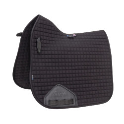 Tapis de selle de dressage coton Deluxe Shires Arma Noir