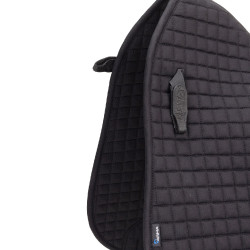 Tapis de selle de dressage coton Deluxe Shires Arma Noir