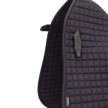Tapis de selle de dressage coton Deluxe Shires Arma Noir