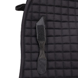 Tapis de selle de dressage coton Deluxe Shires Arma Noir