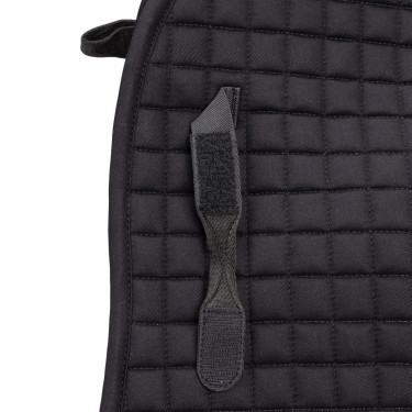 Tapis de selle de dressage coton Deluxe Shires Arma Noir
