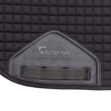 Shires Arma Deluxe katoenen dressuurzadeldek Zwart