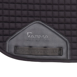 Tapis de selle de dressage coton Deluxe Shires Arma Noir