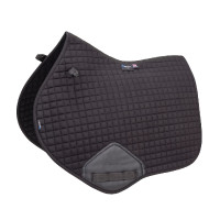 Tapis de selle d'obstacle coton Deluxe Shires Arma Noir