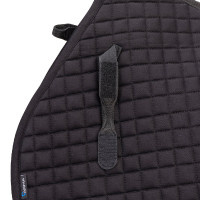 Tapis de selle d'obstacle coton Deluxe Shires Arma Noir