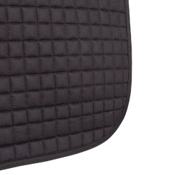 Shires Arma Deluxe katoenen springzadeldek Zwart