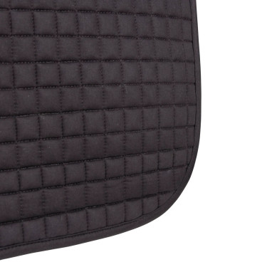 Shires Arma Deluxe katoenen springzadeldek Zwart