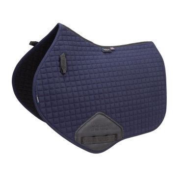 Tapis de selle d'obstacle coton Deluxe Shires Arma Marine Bleu marine Tapis de selle d'obstacle coton Deluxe Shires Arma Marine Bleu marine