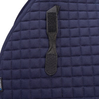 Tapis de selle d'obstacle coton Deluxe Shires Arma Marine Bleu marine