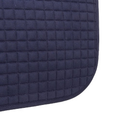 Tapis de selle d'obstacle coton Deluxe Shires Arma Marine Bleu marine Tapis de selle d'obstacle coton Deluxe Shires Arma Marine Bleu marine