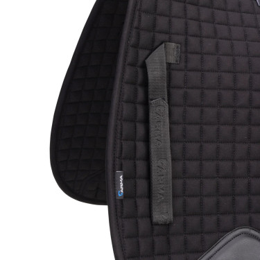 Tapis de selle coton Deluxe Shires Arma Numnah Noir