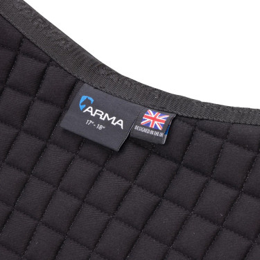 Tapis de selle coton Deluxe Shires Arma Numnah Noir