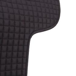 Shires Arma Deluxe katoenen zadeldek Zwart