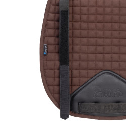 Tapis de selle coton Deluxe Shires Arma Numnah Marron