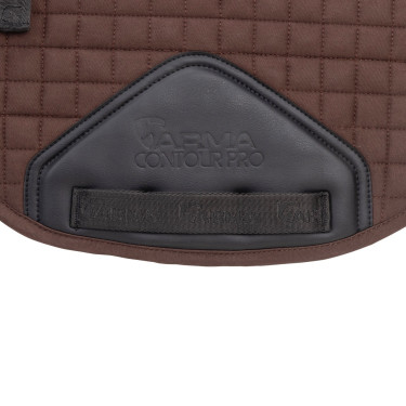 Tapis de selle coton Deluxe Shires Arma Numnah Marron