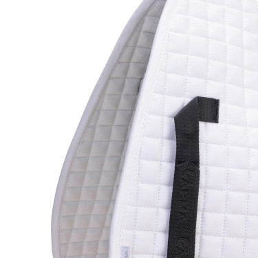 Tapis de selle coton Deluxe Shires Arma Numnah Blanc