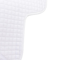 Tapis de selle coton Deluxe Shires Arma Numnah Blanc