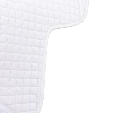 Tapis de selle coton Deluxe Shires Arma Numnah Blanc