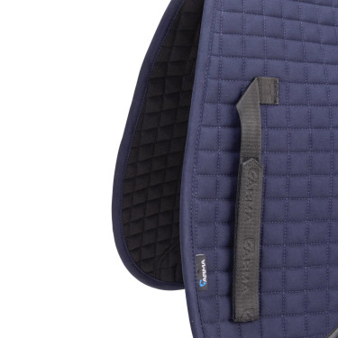 Tapis de selle coton Deluxe Shires Arma Numnah Marine Bleu marine