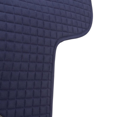 Tapis de selle coton Deluxe Shires Arma Numnah Marine Bleu marine