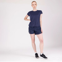 T-shirt technique React Shires Aubrion Minuit Bleu