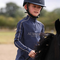 Sous-couche manches longues Equestrian jeune cavalier Shires Aubrion Mûre Bordeaux