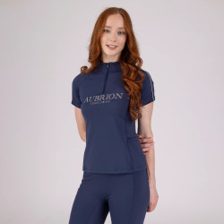 T-shirt sous-couche équitation Aubrion Shires – Femme