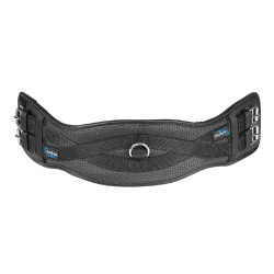Sangle de dressage anti-frottement élastique Shires Arma Noir Sangle de dressage anti-frottement élastique Shires Arma Noir