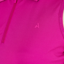 Mouwloze rijpolo dames – technisch, ademend | Aubrion